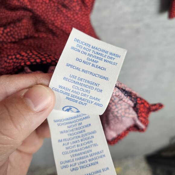 Boden Women’s 1/2 Button Up Floral Print Long Sleeve Dress Size 8R - Picture 7 of 7